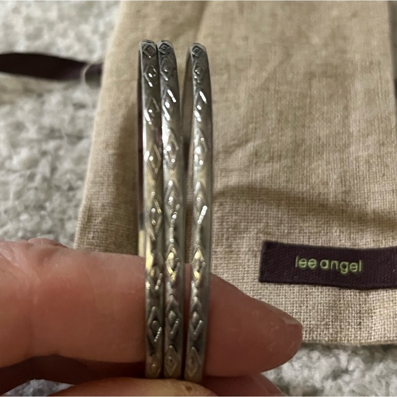 🩶Set of 3 Silver Bangle Bracelets🩶 - Picture 5 of 5